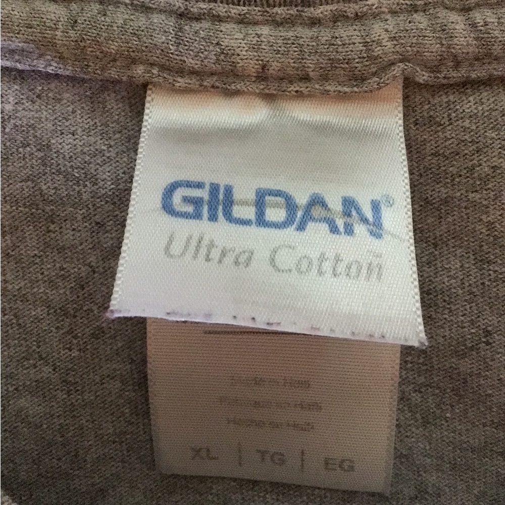 Gildan Gray Ultra Cotton T-Shirt. - Picture 3 of 3